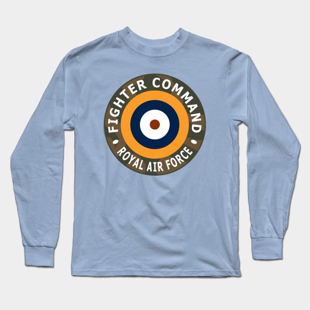 RAF Fighter Command Long Sleeve T-Shirt by Lyvershop